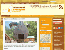 Tablet Screenshot of montrealbreakfastreview.com